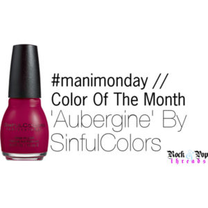 #manimonday // Color Of The Month // Aubergine